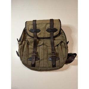 Filson Large Rugged Twill Rucksack Made In USA VTG Backpack